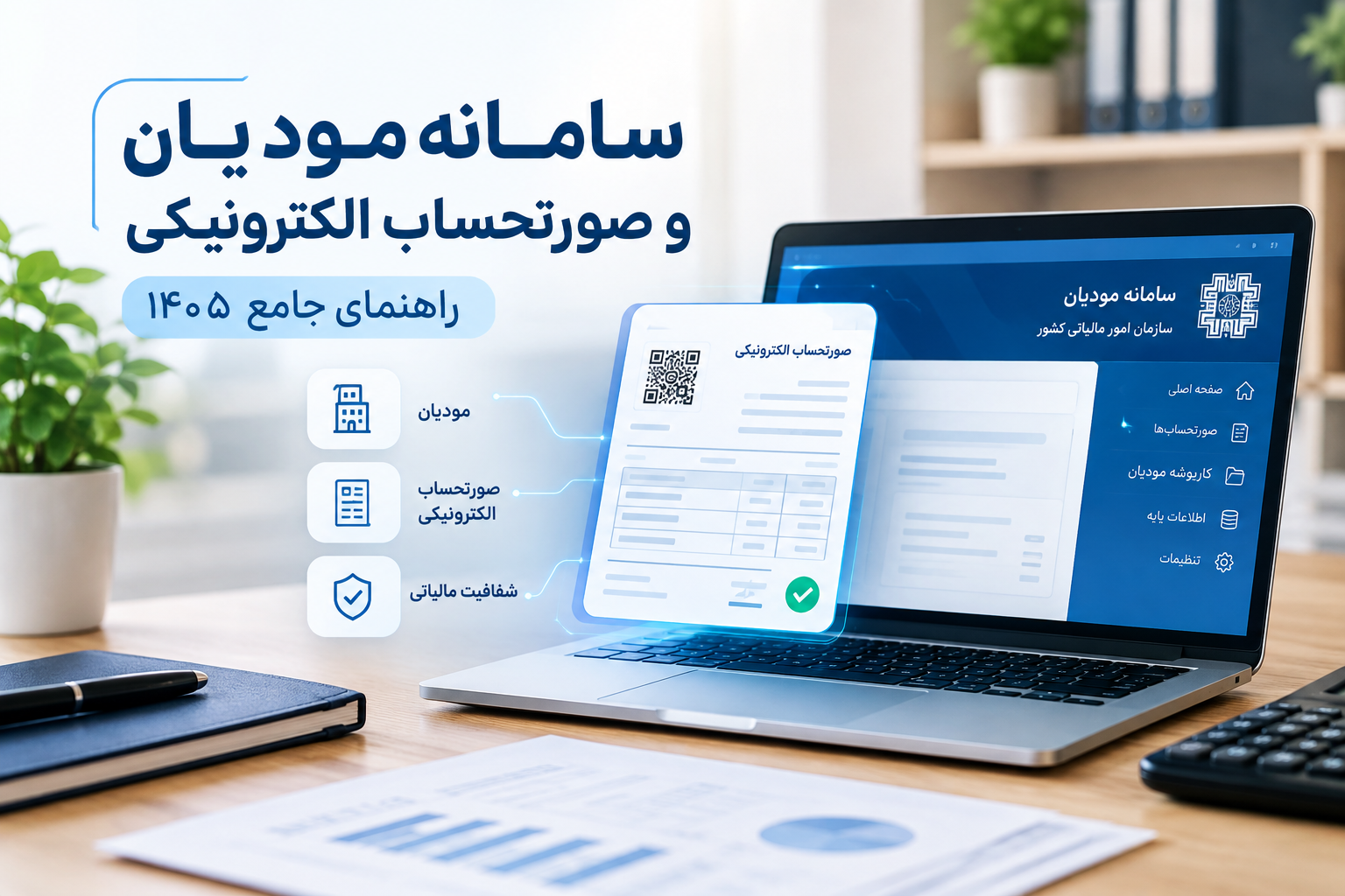 سامانه مودیان و صورتحساب الکترونیکی چیست؟ راهنمای جامع ۱۴۰۵